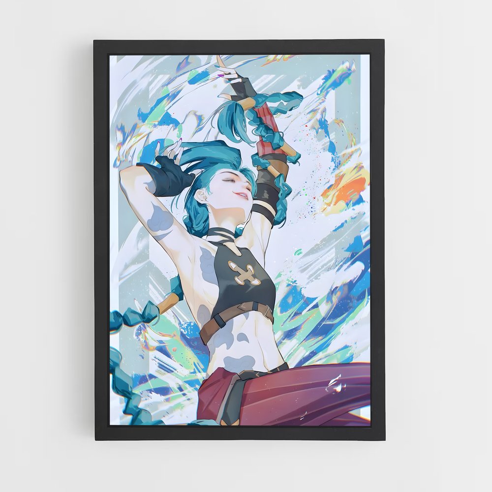 Poster Jinx lol – affiche League Of Legends (vue 2)